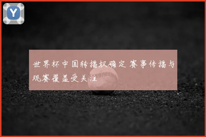 世界杯中国转播权确定 赛事传播与观赛覆盖受关注